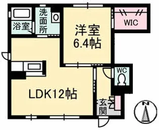 シャーメゾン・ニワセ【1階】の間取り