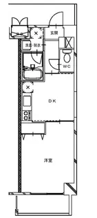 COCO中仙道【302号室】の間取り