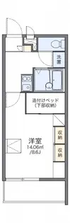 レオパレスUNO【201号室】の間取り