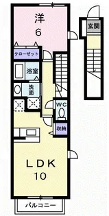 レクサス E【2階】の間取り