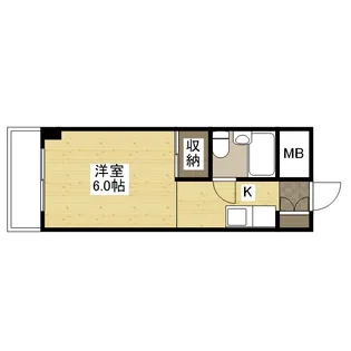 東福山駅前ビル【208号室】の間取り