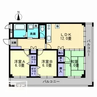 ラシャンブル21【2階】の間取り