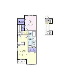 サンメゾンM・B【2階】の間取り