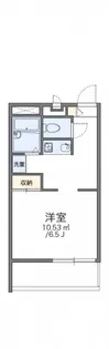 レオパレスサンメッセ【2階】の間取り