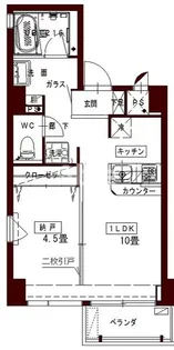 コリドール中央【1002号室】の間取り