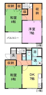 浜本住宅の間取り