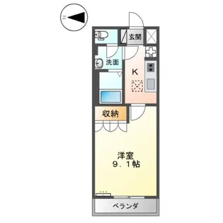 Bell Flora【2階】の間取り