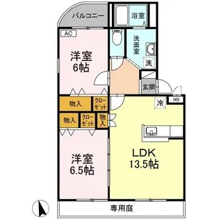 レーベンソフィア・グレイスソフィア グレイスソフィア G【1階】の間取り