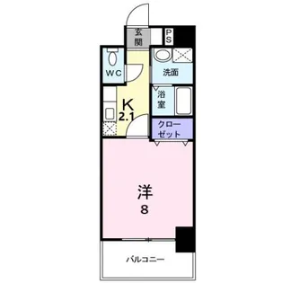 クラロ・アルドール【2階】の間取り