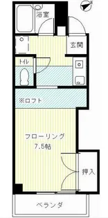 スカイコート【302号室】の間取り