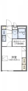 レオパレスワイドフォレスト【2階】の間取り