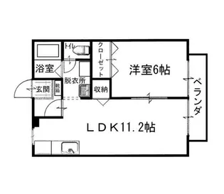 吉岡道上ハイツ1号地【1階】の間取り