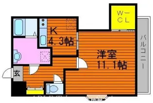 セントリート【2階】の間取り