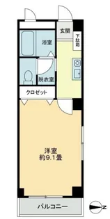 フォブール21・A【1階】の間取り