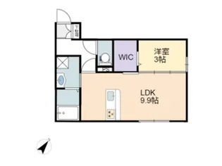 アーブルヴィラージュA棟【105号室】の間取り