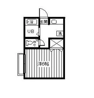 プレジール志度【201号室】の間取り
