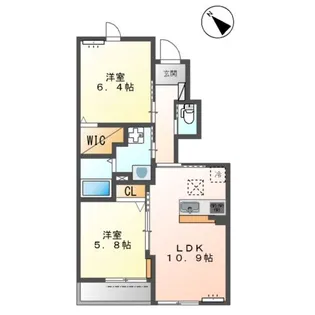 エルモ【1階】の間取り