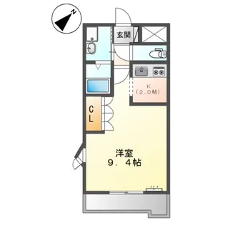 アウラ山手【2階】の間取り