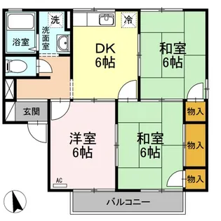 プレジール清音 A棟【2階】の間取り