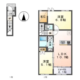 プリオール【2階】の間取り