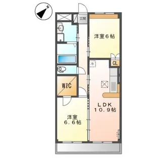 ニコ泉【1階】の間取り