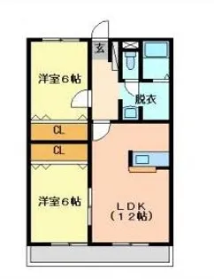 グレイス・ヴィラ【2階】の間取り