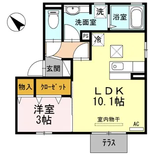 プラス平原【1階】の間取り