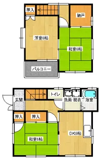 河村住宅の間取り