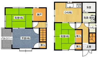 ネオウエーブ曙【B号室】の間取り