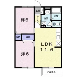 シンフォニーヒルズ【2階】の間取り