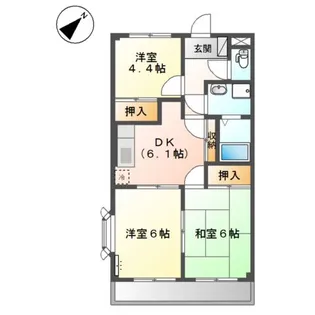 ドルチェ井上【2階】の間取り