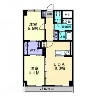 グレースタワー【11階】の間取り