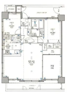 サンシティ道三町【3階】の間取り