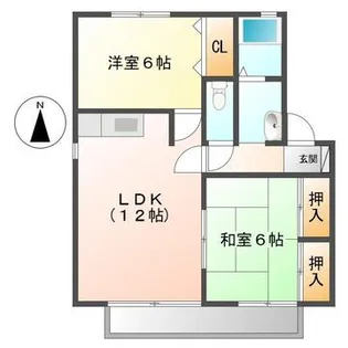 ドミール三成【103号室】の間取り