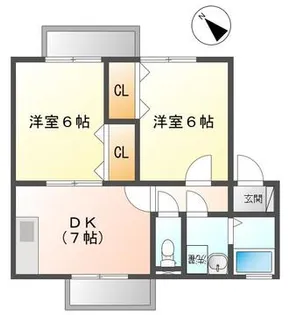アネックス幕山【2階】の間取り