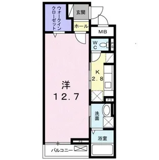 メゾン千代田【1階】の間取り