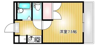 アモーレ福島【206号室】の間取り