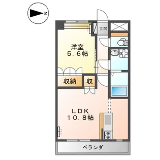 グランドスカイ【2階】の間取り