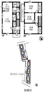 岡山県倉敷市西阿知町西原【一戸建】の間取り