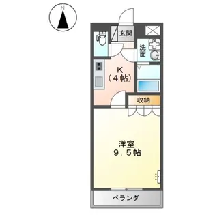 ハーベスト南畝【2階】の間取り
