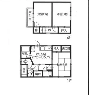 香川県高松市太田上町【一戸建】の間取り