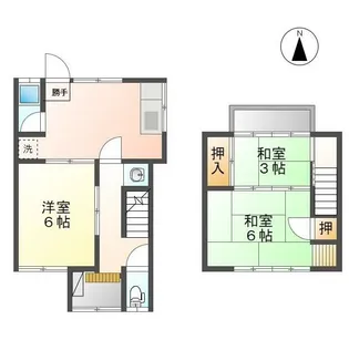 香川県高松市木太町【一戸建】の間取り