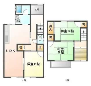 香川県高松市木太町【一戸建】の間取り
