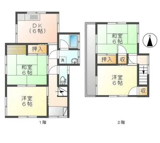 香川県高松市木太町【一戸建】の間取り