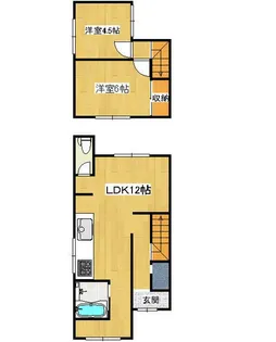 香川県高松市香西南町【一戸建】の間取り