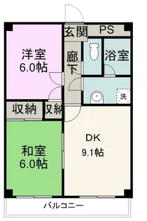 サンハイツエバンス【103号室】の間取り
