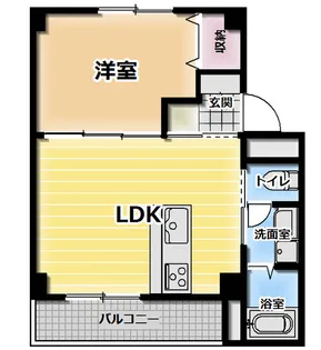 京都北山1棟【4階】の間取り