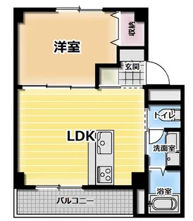 京都北山1棟【304号室】の間取り