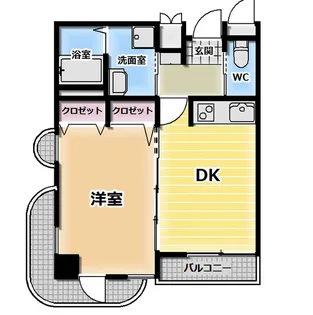 ローズ【505号室】の間取り