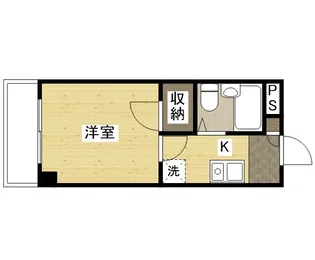 リバティ丸之内【408号室】の間取り